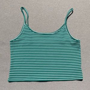 American Eagle green crop top